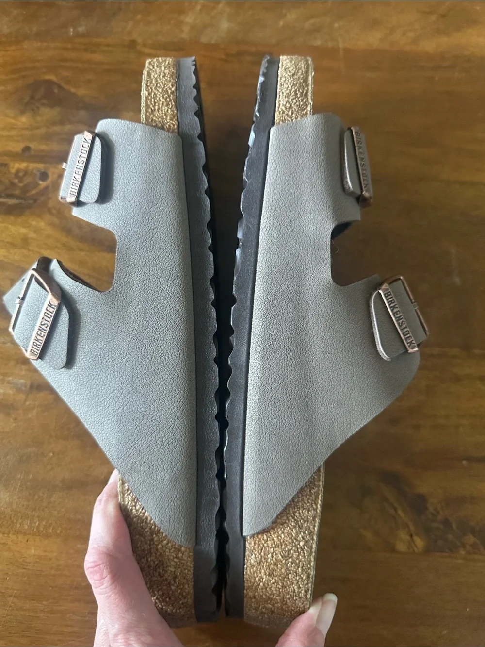 Birkenstock Arizona Double Strap Sandals — Brown men’s size 46 NEW